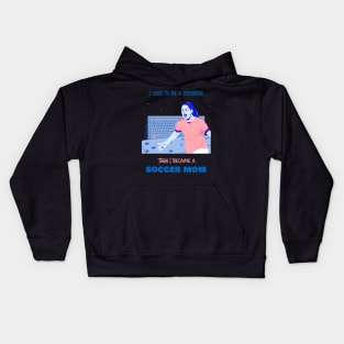 Soccer mom - defender Kids Hoodie